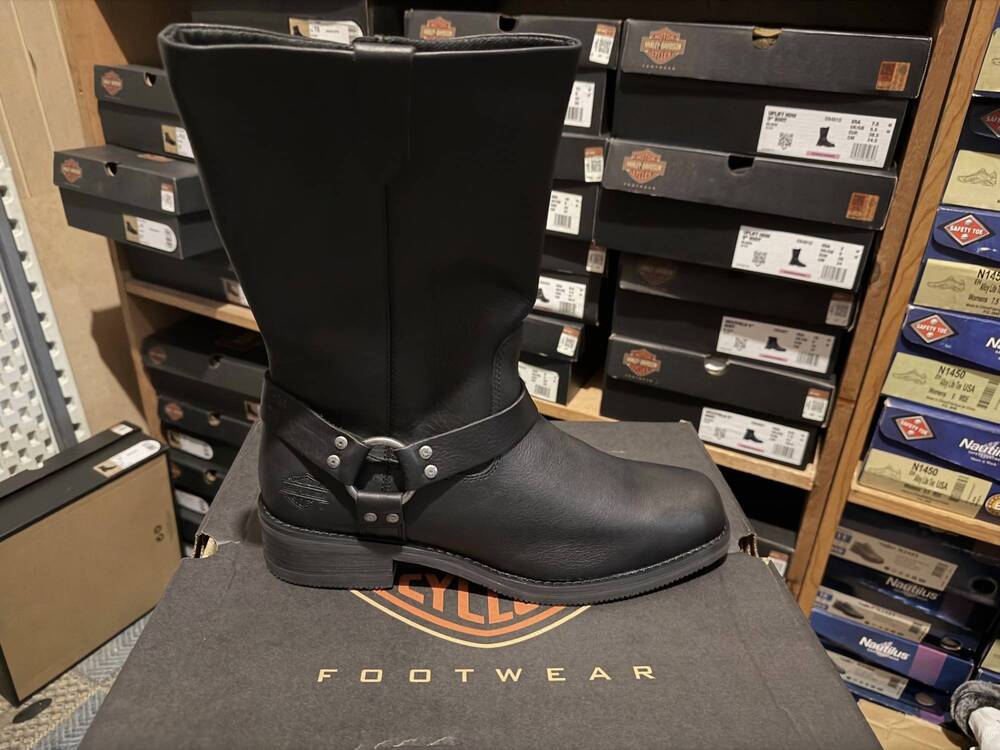 NEW HARLEY DAVIDSON men's korsen 11" boot in black